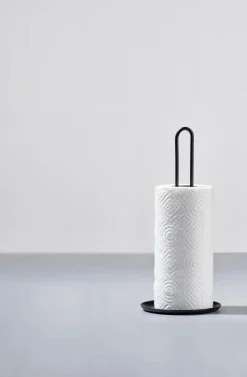 Singles Hushållspappershållare, Svart