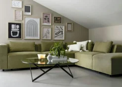 Sirius Soffbord Ø120x38 cm, Silver Grey