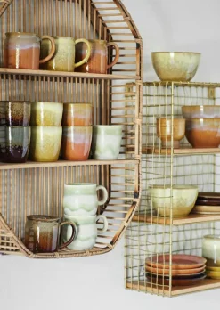 Madam Stoltz Serveringsskålar|Frukostskålar-Skål Ø13 cm, Brun / Grå