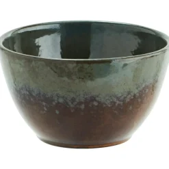 Madam Stoltz Serveringsskålar|Frukostskålar-Skål Ø13 cm, Brun / Grå