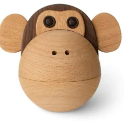 Skål Monkey 17x14 cm Bok/Valnöt Skål