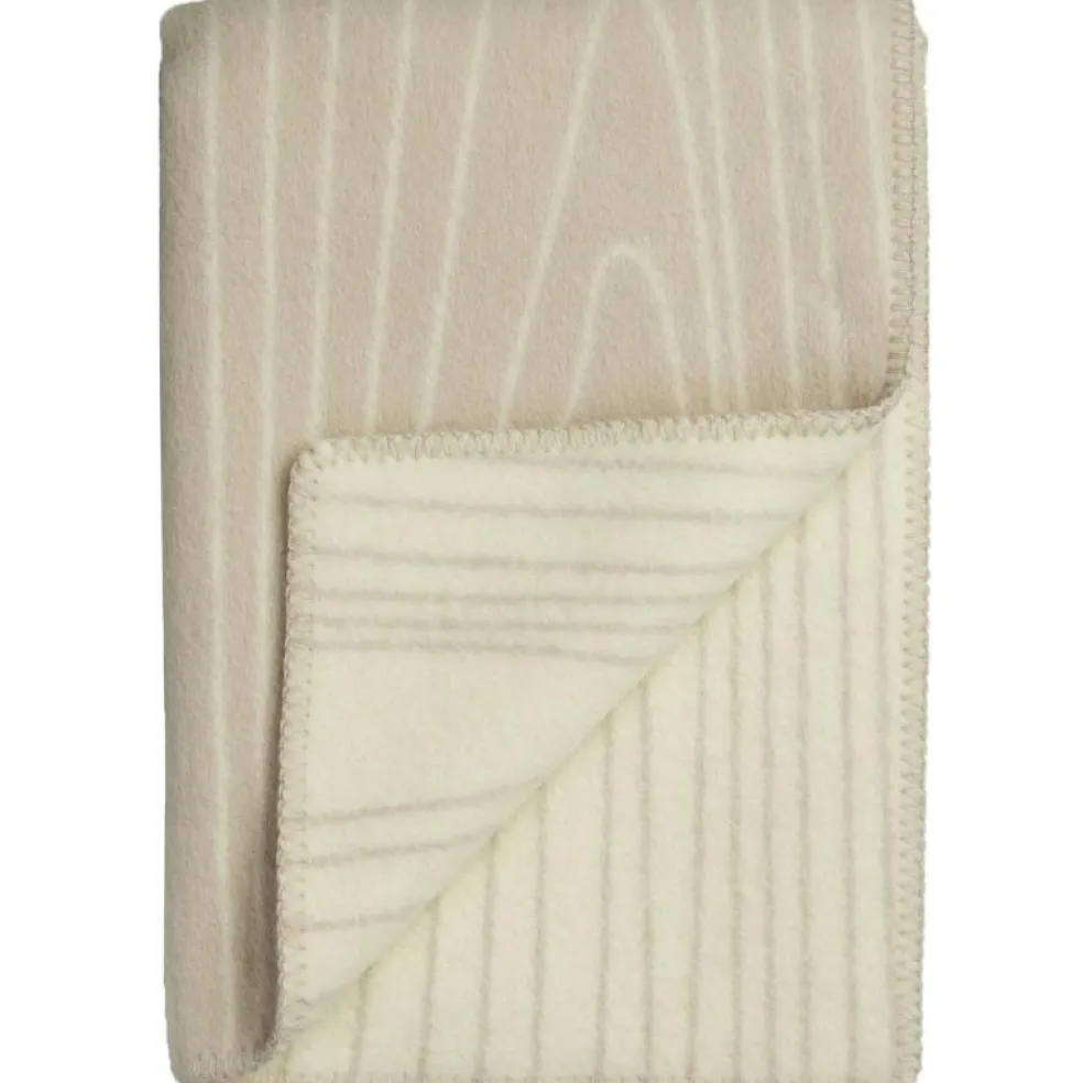 Skog Pläd 135x200 cm, Svart/Natural