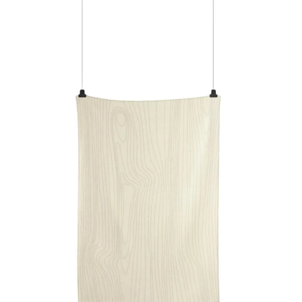 Skog Pläd 135x200 cm, Svart/Natural