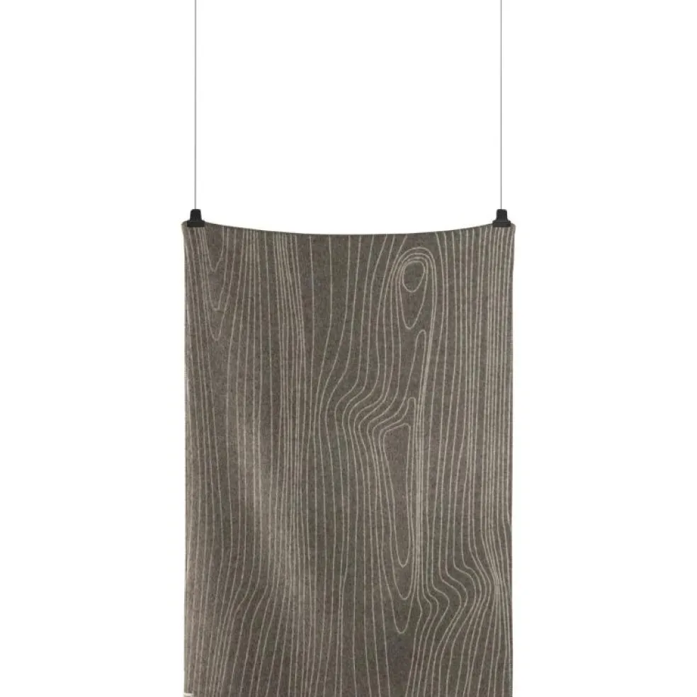 Skog Pläd 135x200 cm, Svart/Natural