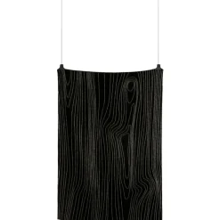 Skog Pläd 135x200 cm, Svart/Natural