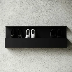 Skohylla 100 cm, Svart