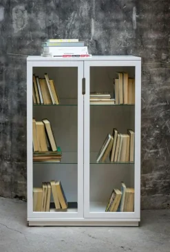 Mavis Skåp & Vitrinskåp-Skåp AOKO Glasdörrar Vitlack