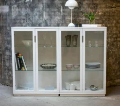 Mavis Skåp & Vitrinskåp-Skåp AOKO Glasdörrar Vitlack