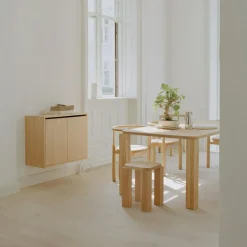 New Works Modulära Hyllsystem-Skåp Hög Med Dörrar, Valnöt