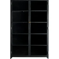 Skåp Metall 190 cm, Svart