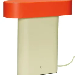 Hübsch Bordslampor-Sleek Bordslampa, Beige/Orange