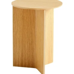 HAY Sängbord & Nattduksbord|Sängbord & Nattduksbord-Slit Bord Ø35 cm, Lackad Ek