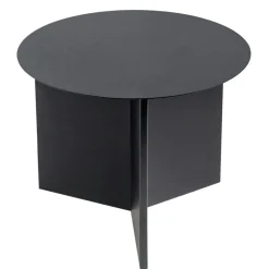 HAY Sidobord & Avlastningsbord|Soffbord-Slit Round Bord, Ljusgul