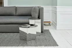 HAY Sidobord & Avlastningsbord|Soffbord-Slit Round Bord, Ljusgul