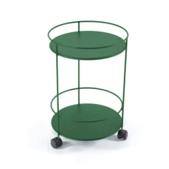 Fermob Serveringsvagnar Utomhus|Sidobord & Småbord-Small Table Wheels Ø40 cm,