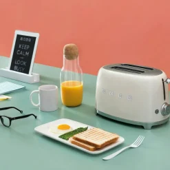 Smeg Brödrost 2 skivor, Cream