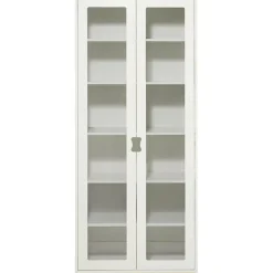 Asplund Skåp & Vitrinskåp-Snö F Vitrinskåp 42 cm, Vit/Ek