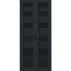 Asplund Skåp & Vitrinskåp-Snö F Vitrinskåp 42 cm, Vit/Ek