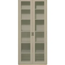 Asplund Skåp & Vitrinskåp-Snö F Vitrinskåp 42 cm, Vit/Ek