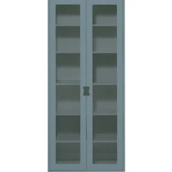 Snö F Vitrinskåp 30 cm, Vit/Ek