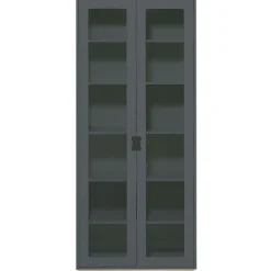 Snö F Vitrinskåp 30 cm, Vit/Ek