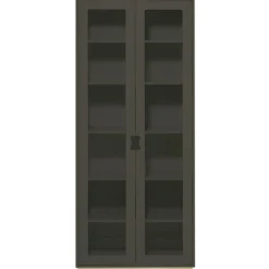 Snö F Vitrinskåp 30 cm, Vit/Ek