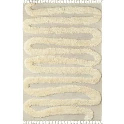 Snake Rya Ullmatta Off-white, 200x300 cm