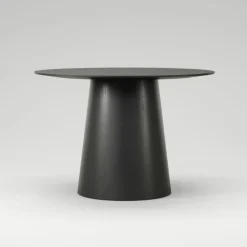 Social Matbord Svart Ek, 110 cm