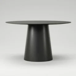 Social Matbord Svart Ek, 110 cm