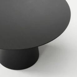 Social Matbord Svart Ek, 110 cm