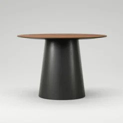 Social Matbord Valnöt / Svart Ek, 110 cm