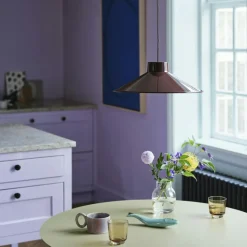 Muuto Matbord Och Barbord-Soft Bord Ø95x73 cm, Massiv Ek / Grå