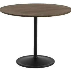 Muuto Matbord Och Barbord-Soft Bord Ø95x73 cm, Massiv Ek / Grå