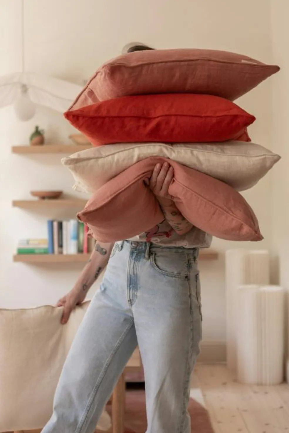 Soft Kudde 40x60 cm, Bright Pink