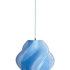 Crème Atelier Pendellampor-Soft Serve Pendel 03, Mässing / Blueberry Sorbet