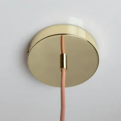 Crème Atelier Pendellampor-Soft Serve Pendel 03, Mässing / Blueberry Sorbet