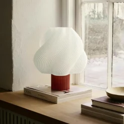 Crème Atelier Bordslampor-Soft Serve Table lamp Grande Peach Sorbet