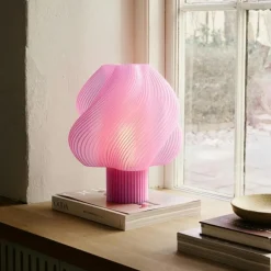 Crème Atelier Bordslampor-Soft Serve Table lamp Grande Peach Sorbet