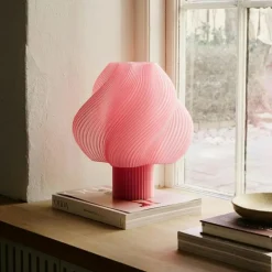 Crème Atelier Bordslampor-Soft Serve Table lamp Grande Peach Sorbet