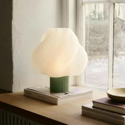 Crème Atelier Bordslampor-Soft Serve Table lamp Grande Peach Sorbet