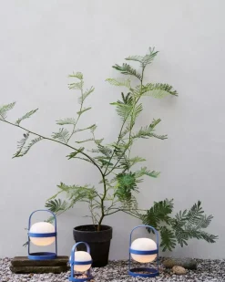 Rosendahl Copenhagen Portabla Lampor|Portabla Lampor-Soft Spot Solar Circular Lampa Portabel 18,5 cm, Skogsgrön