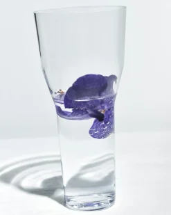 Solare Vas Hög 12x26 cm, Elektrisk Blå