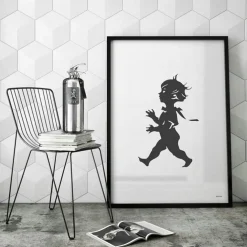 Solstickan Brandsläckare 2 kg, Vit/Guldemblem