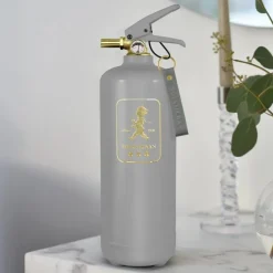 Solstickan Brandsläckare 2 kg, Vit/Guldemblem