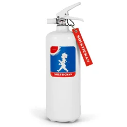 Solstickan Brandsläckare 2 kg, Vit/Guldemblem