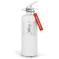 Solstickan Brandsläckare 2 kg, Vit/Guldemblem