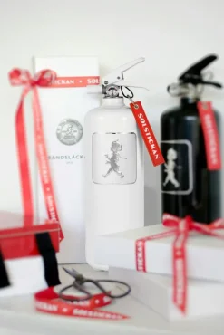 Solstickan Vedförvaring & Brandsäkerhet-Brandsläckare 6 kg, Vit