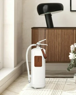 Solstickan Vedförvaring & Brandsäkerhet-Brandsläckare 6 kg, Vit