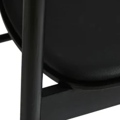 Woud Stolar-Soma Matstol, Svart Läder / Svartmålad Ask