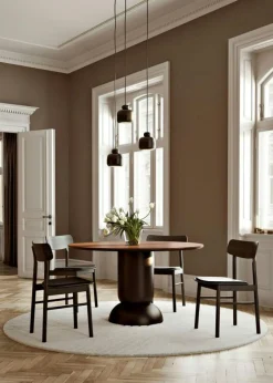 Woud Stolar-Soma Matstol, Svart Läder / Svartmålad Ask